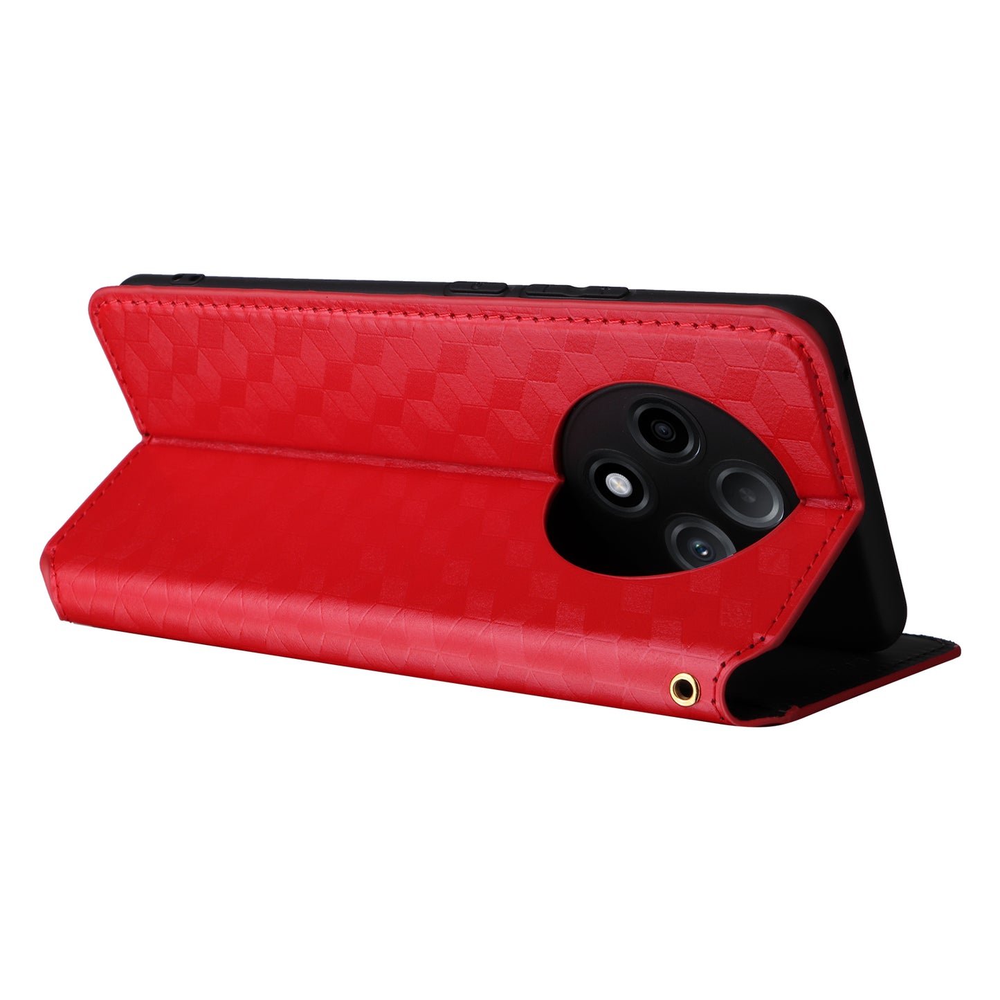 For Oppo A3 Pro 5G Leather Wallet Flip Cover Mobile Phone Case Wholesale - Red
