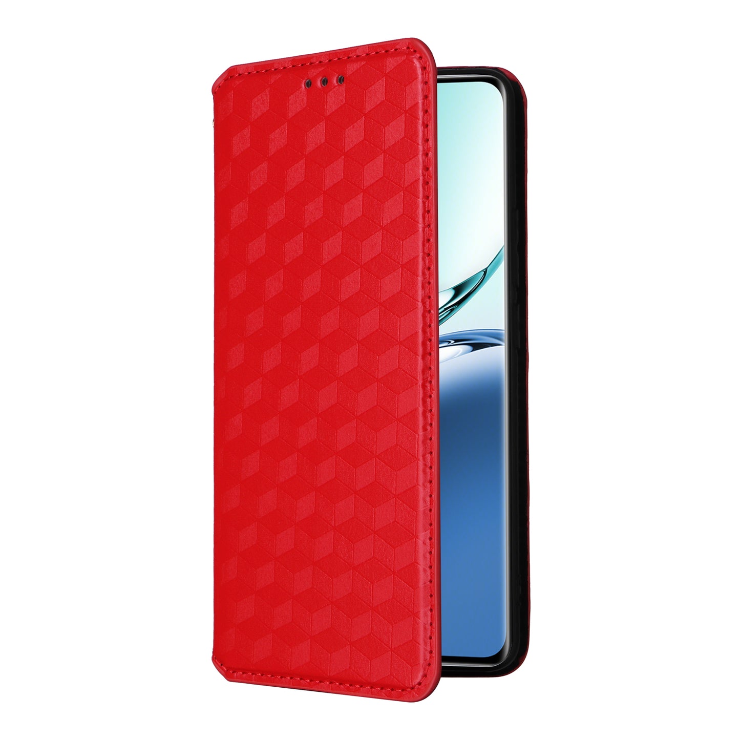 For Oppo A3 Pro 5G Leather Wallet Flip Cover Mobile Phone Case Wholesale - Red
