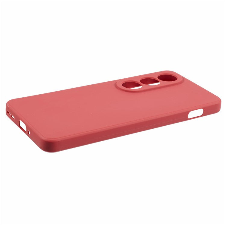 For OnePlus Ace 3V 5G Case Lens Precise Cutout Shockproof TPU Phone Cover - Red