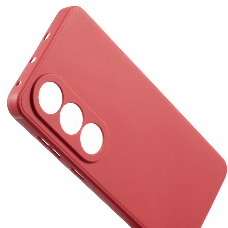 For OnePlus Ace 3V 5G Case Lens Precise Cutout Shockproof TPU Phone Cover - Red