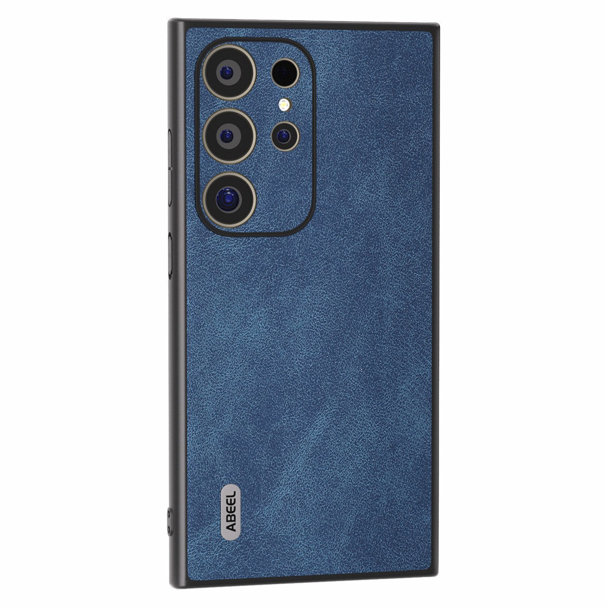 ABEEL For Samsung Galaxy S24 Ultra Case Slim Fit PU Leather+PC Phone Cover - Blue