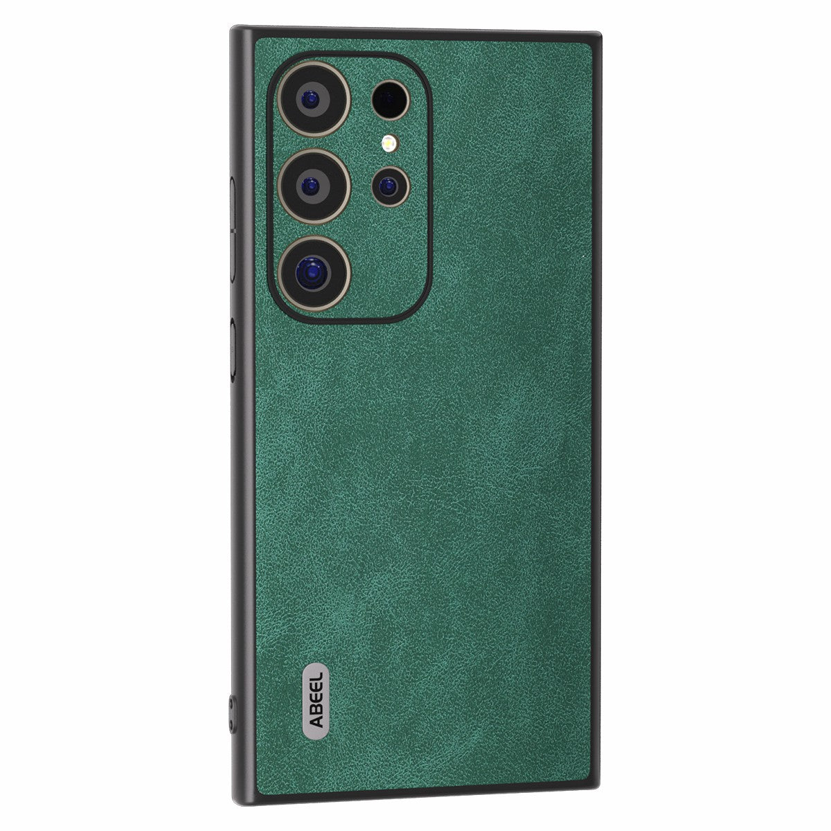 ABEEL For Samsung Galaxy S24 Ultra Case Slim Fit PU Leather+PC Phone Cover - Green