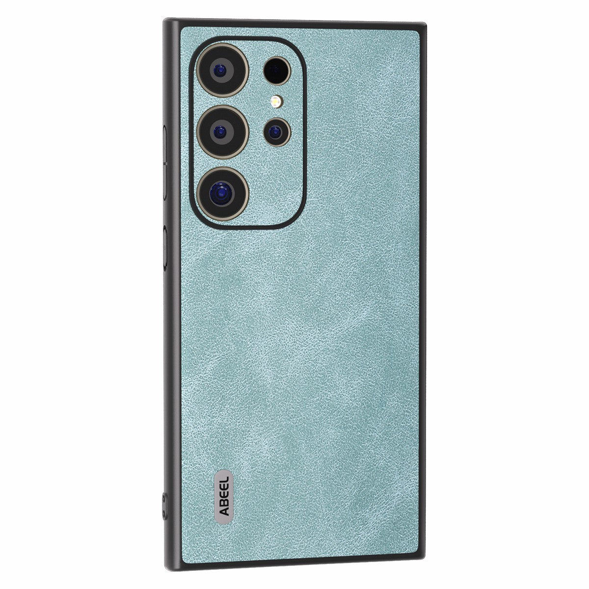 ABEEL For Samsung Galaxy S24 Ultra Case Slim Fit PU Leather+PC Phone Cover - Baby Blue