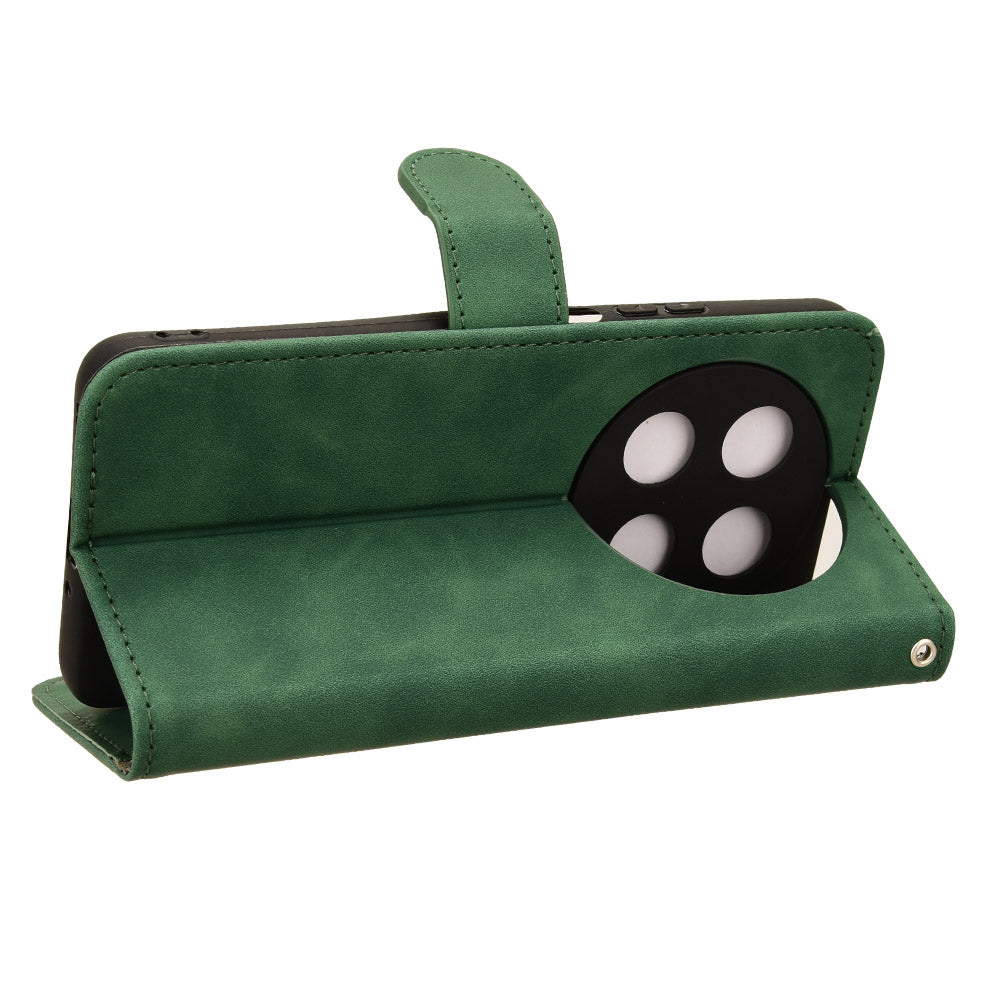 For Huawei Enjoy 70 Pro Case Skin Touch Leather Wallet Cover Mobile Accessories Wholesale - Green