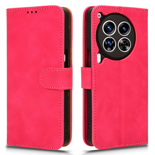 For Transsion Tecno Camon 30 Premier 5G Wallet Case Skin Touch Leather Phone Cover Mobile Spares Wholesale - Rose