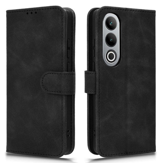 For OnePlus Nord CE4 5G Wholesale Case Skin Touch Leather Wallet Phone Cover - Black