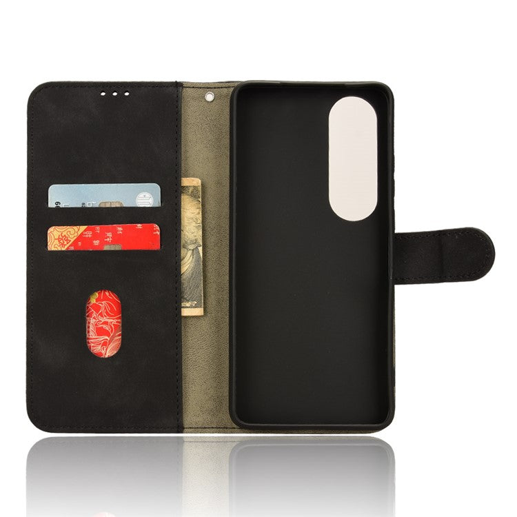 For OnePlus Nord CE4 5G Wholesale Case Skin Touch Leather Wallet Phone Cover - Black