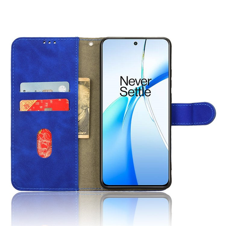 For OnePlus Nord CE4 5G Wholesale Case Skin Touch Leather Wallet Phone Cover - Blue