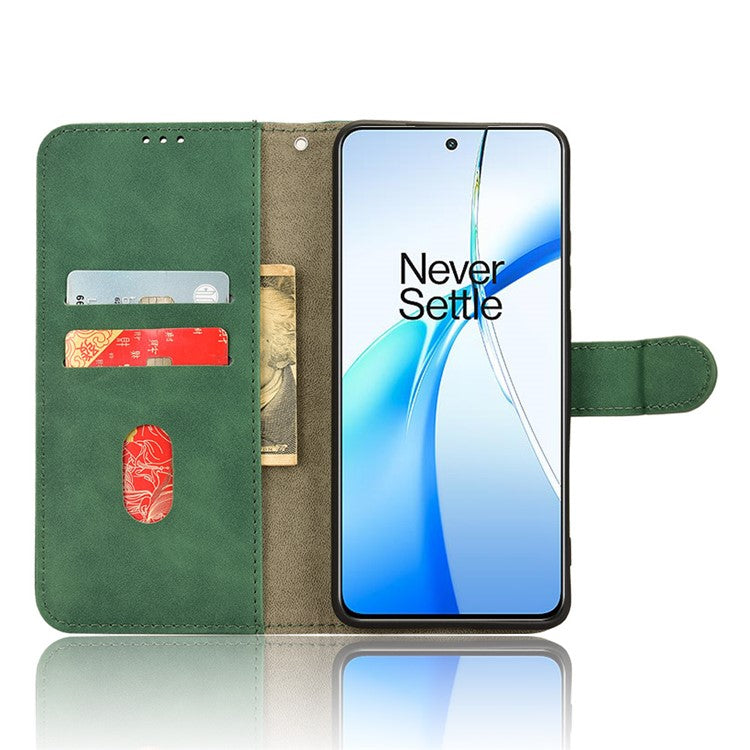 For OnePlus Nord CE4 5G Wholesale Case Skin Touch Leather Wallet Phone Cover - Green