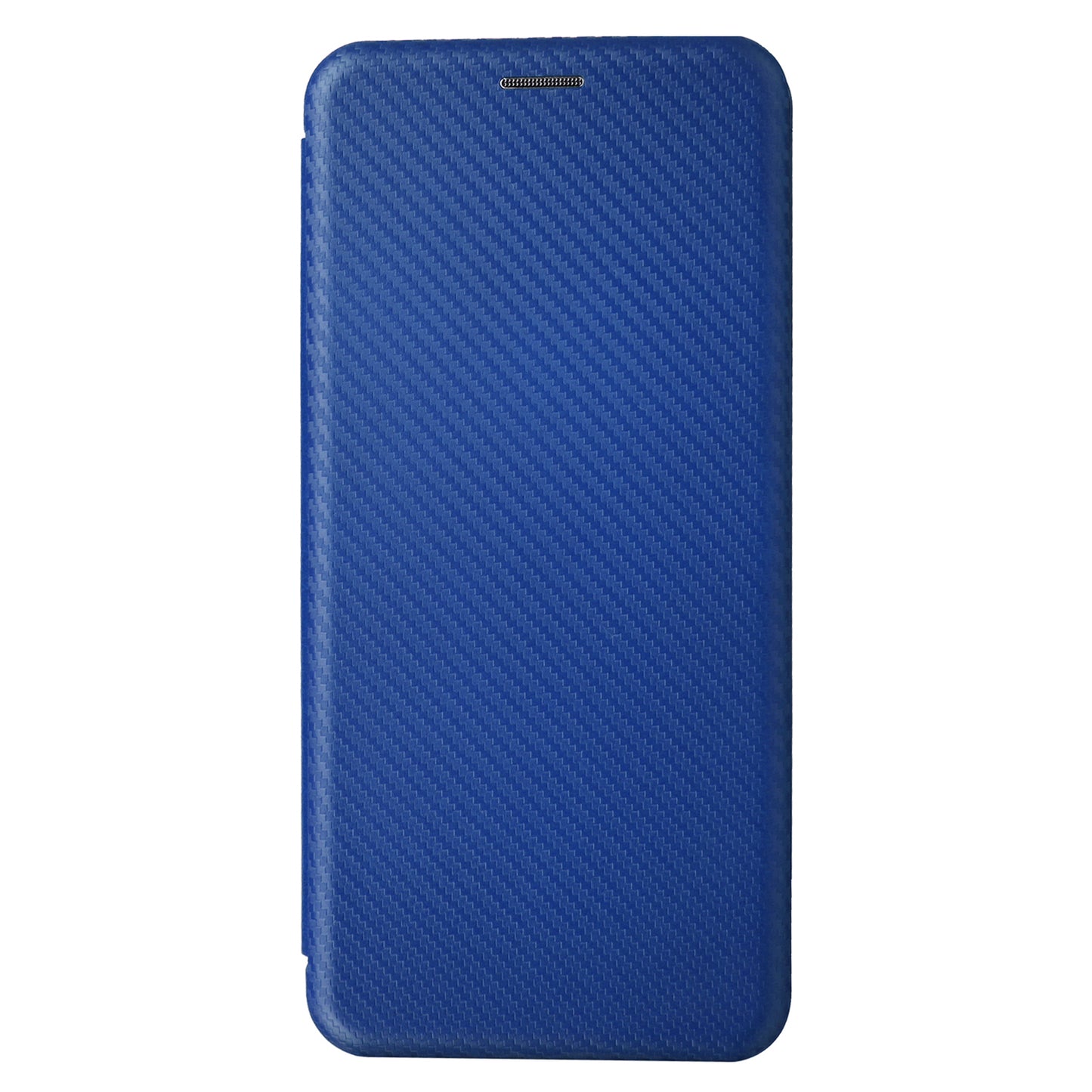 For Asus Zenfone 11 Ultra 5G Leather Case Carbon Fiber Texture Stand Magnetic Phone Cover - Blue