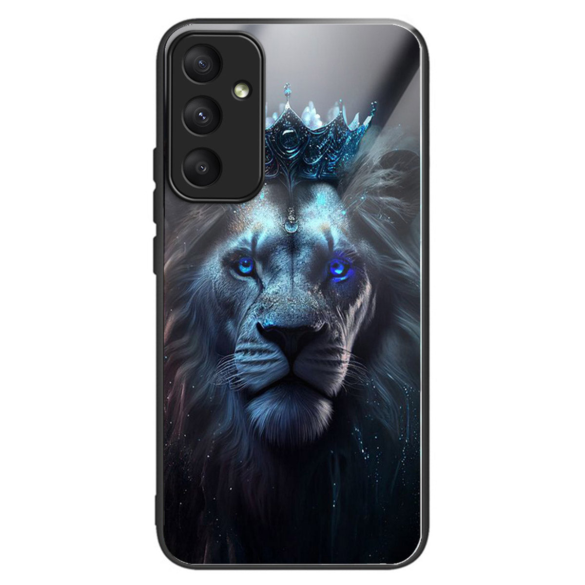 For Samsung Galaxy A33 5G Case Pattern Printed Tempered Glass TPU Phone Cover - Style D
