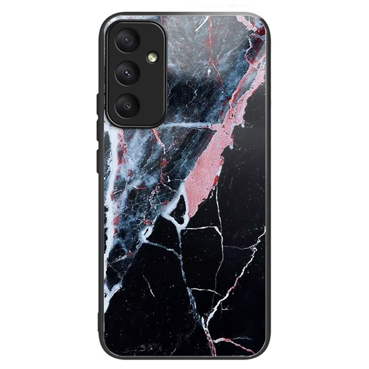 For Samsung Galaxy A33 5G Case Pattern Printed Tempered Glass TPU Phone Cover - Style J