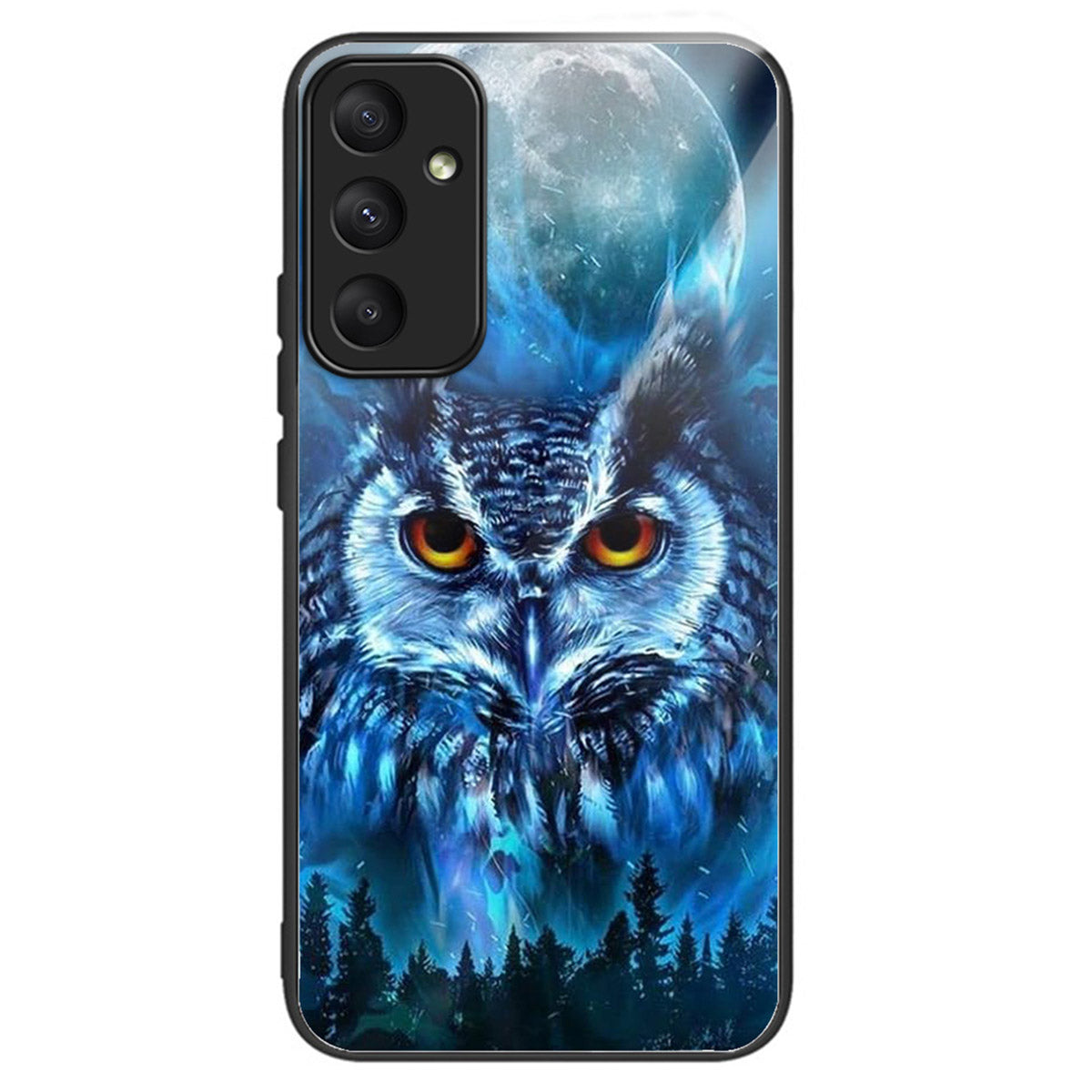 For Samsung Galaxy A33 5G Case Pattern Printed Tempered Glass TPU Phone Cover - Style K