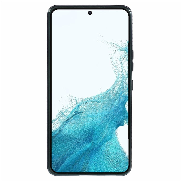 For Samsung Galaxy S22 5G Case TPU Bling Glitter Gradient Protective Phone Cover - Midnight Green