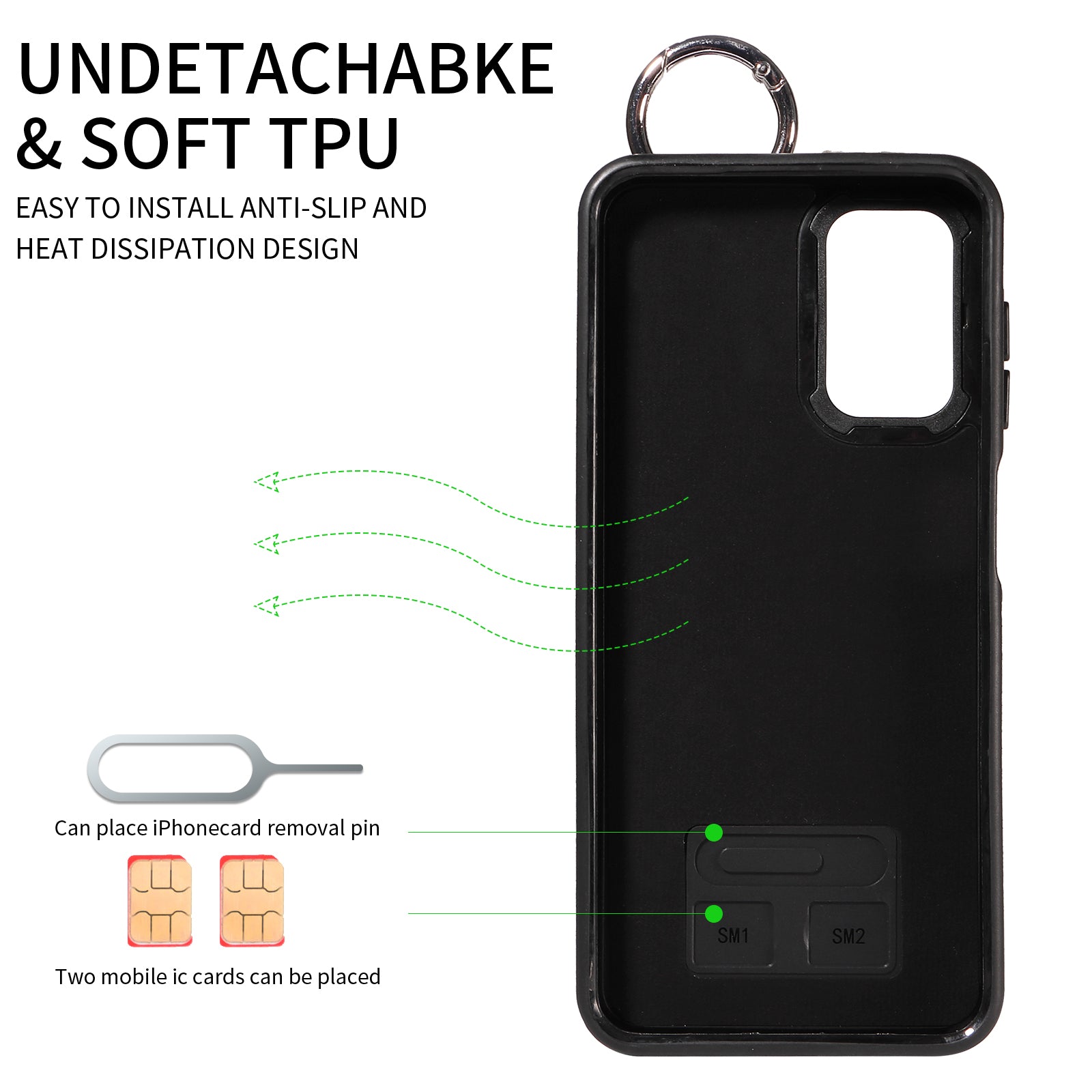 008 For Samsung Galaxy A13 5G / A13 4G /  A04s 4G (164.7 x 76.7 x 9.1 mm) / A04 4G (164.4 x 76) Case Bump Proof Leather+TPU Cover - Red
