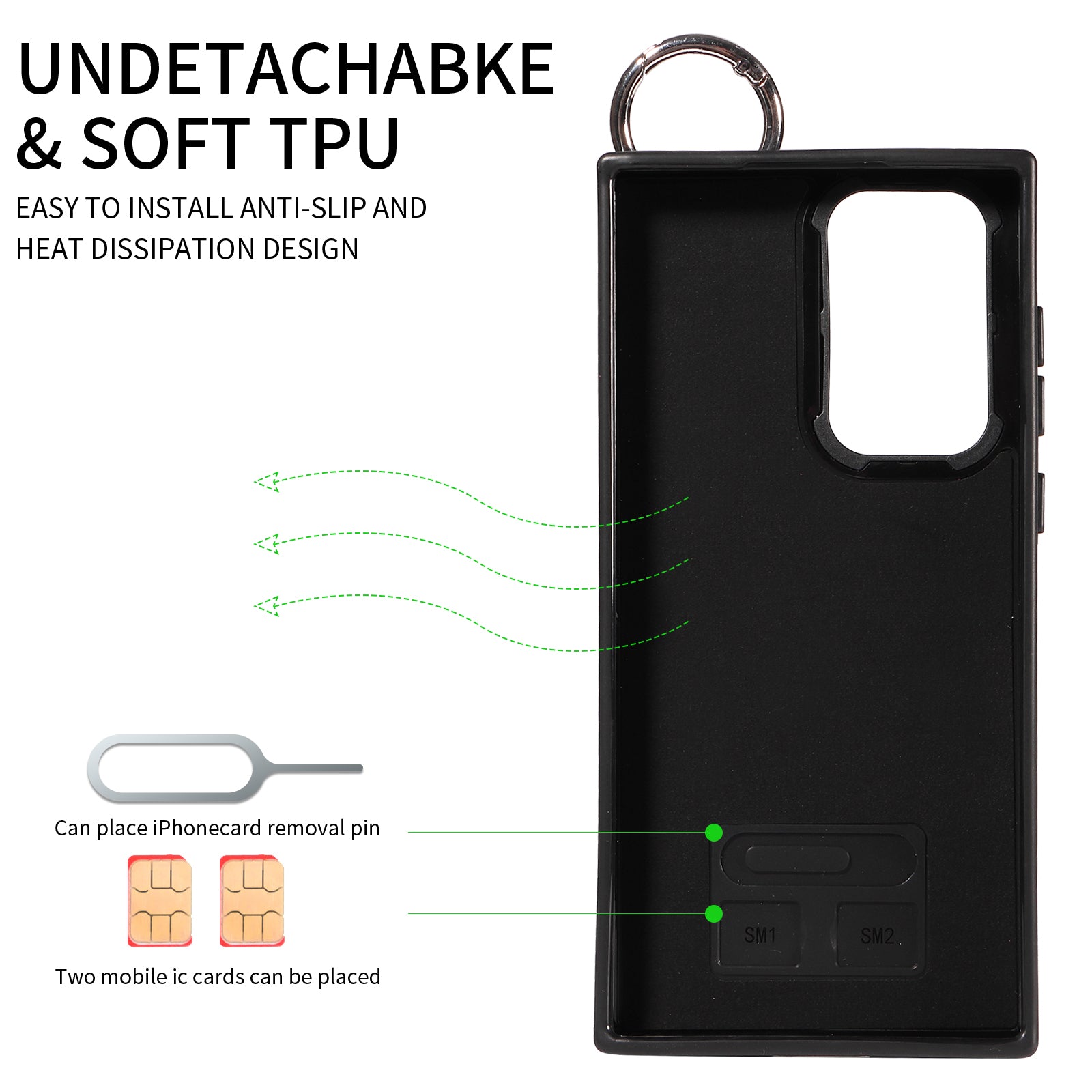 008 For Samsung Galaxy S22 Ultra 5G Case Anti-dust Leather+TPU Kickstand Phone Guard Cover - Red