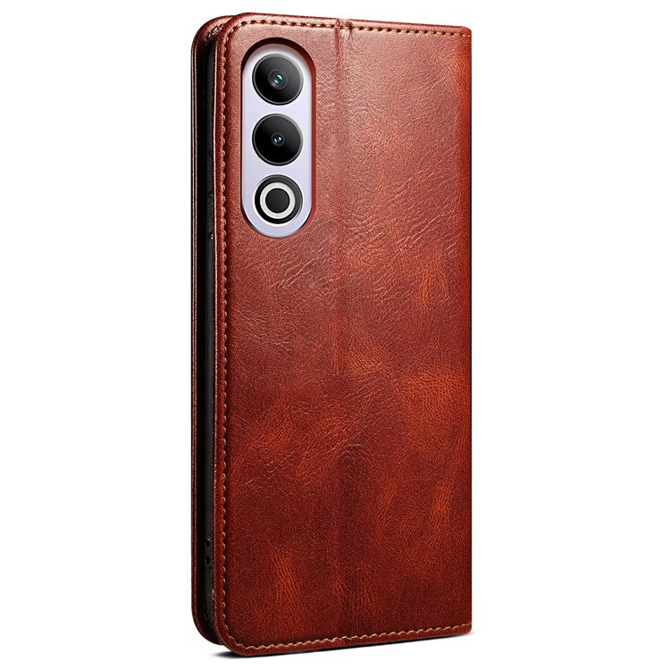 For OnePlus Nord CE4 5G Phone Case Leather Flip Wholesale Wallet Cover - Brown