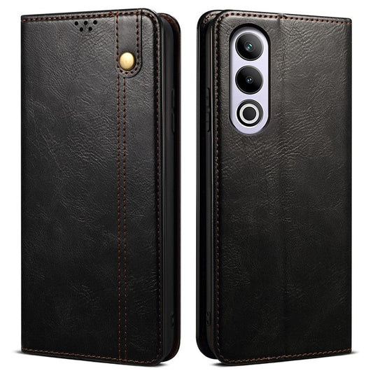 For OnePlus Nord CE4 5G Phone Case Leather Flip Wholesale Wallet Cover - Black