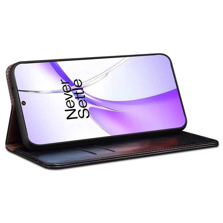 For OnePlus Nord CE4 5G Phone Case Leather Flip Wholesale Wallet Cover - Black