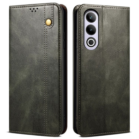 For OnePlus Nord CE4 5G Phone Case Leather Flip Wholesale Wallet Cover - Green