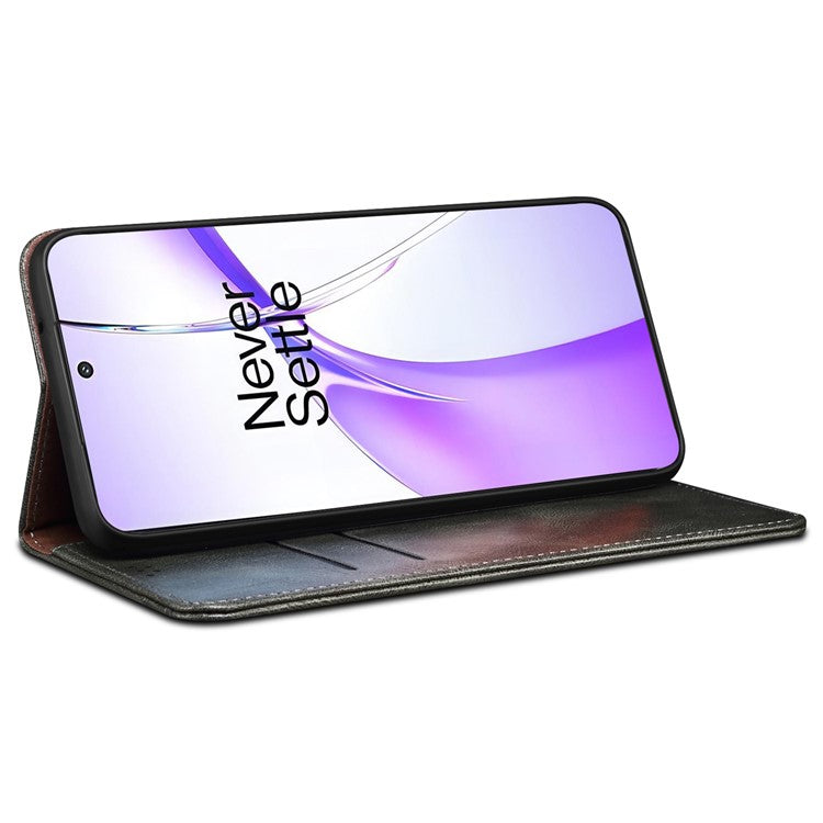 For OnePlus Nord CE4 5G Phone Case Leather Flip Wholesale Wallet Cover - Green