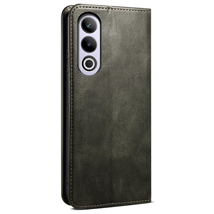 For OnePlus Nord CE4 5G Phone Case Leather Flip Wholesale Wallet Cover - Green