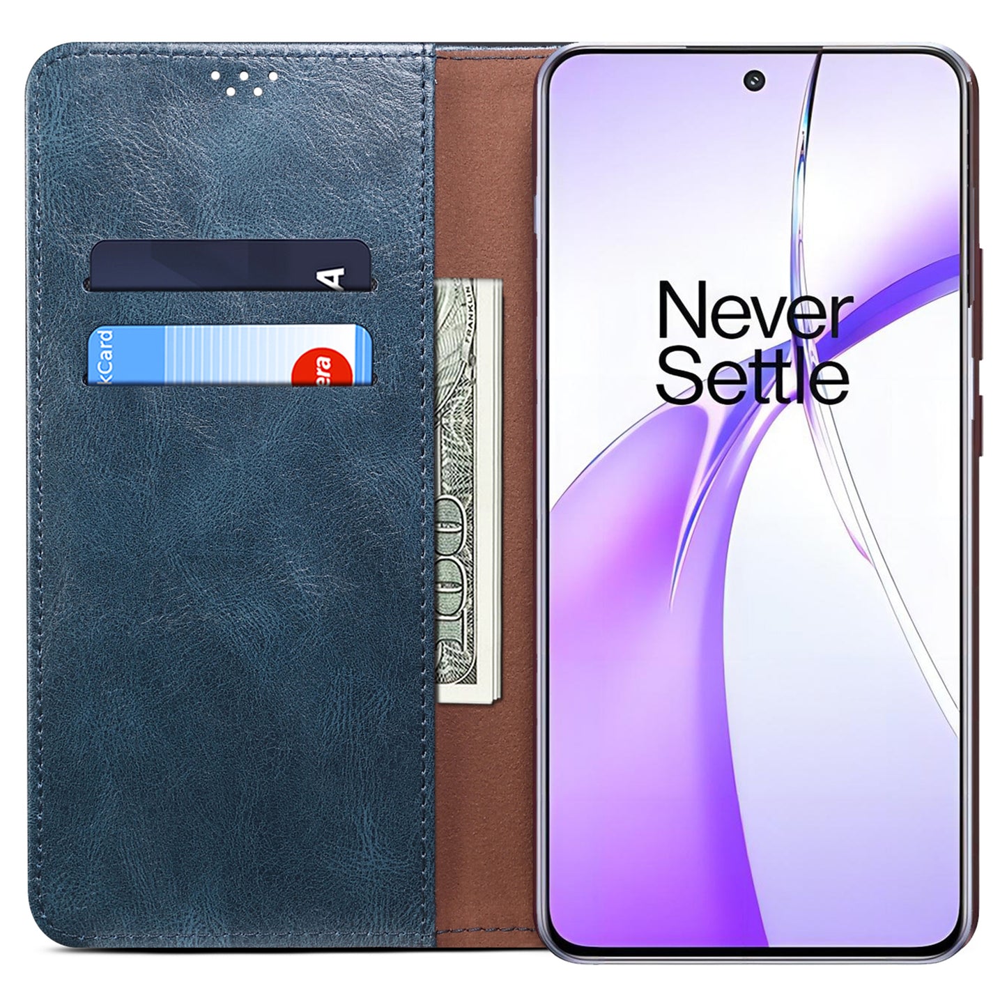 For OnePlus Nord CE4 5G / Ace 3V 5G Phone Case Leather Flip Wholesale Wallet Cover - Blue