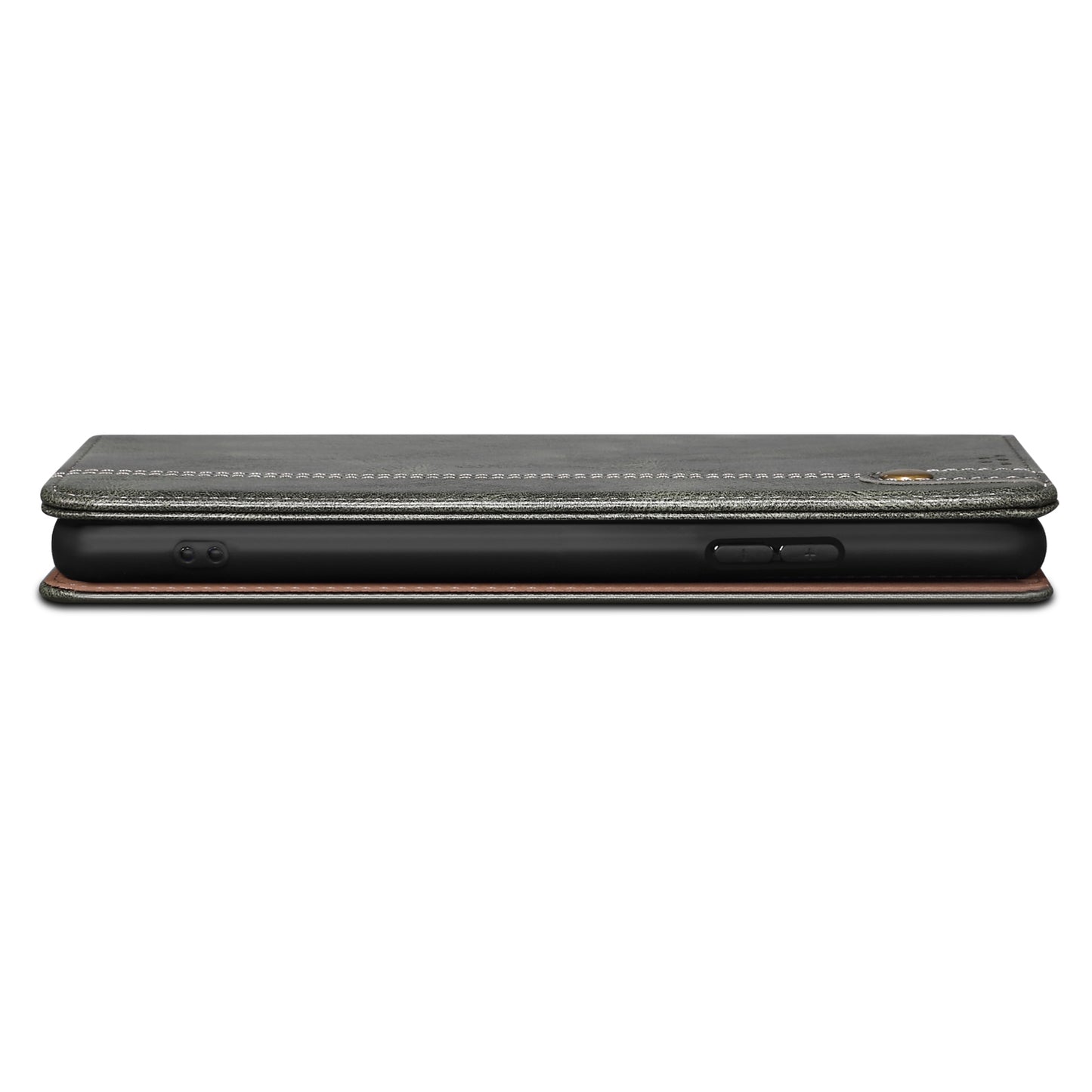 For Motorola Moto G04 4G / G24 4G Case Leather Stand Magnetic Closing Phone Wallet Cover - Green