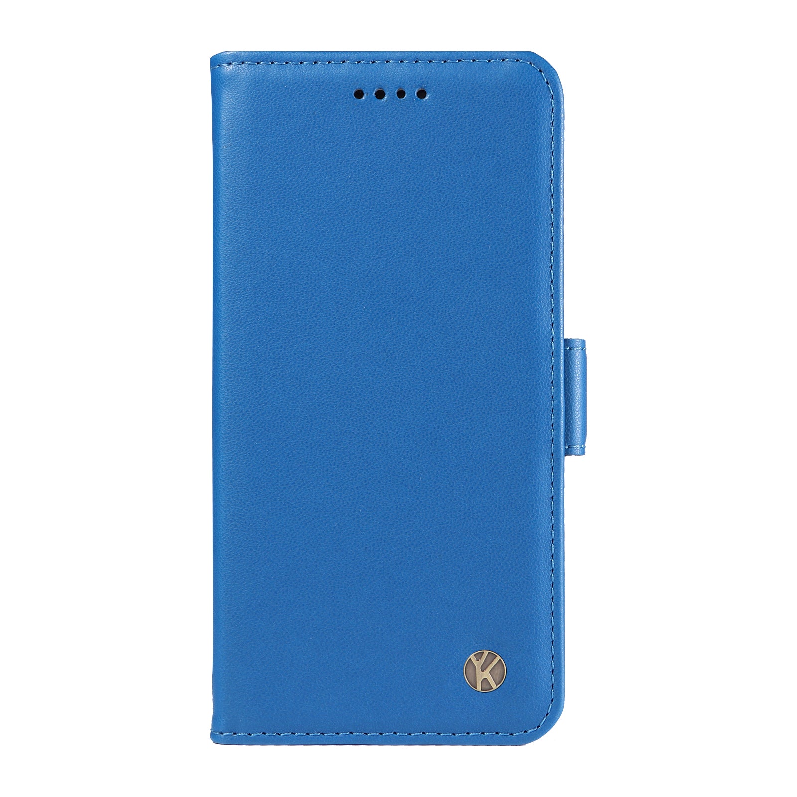 YIKATU YK-003 For Samsung Galaxy S24 Case PU Leather Folio Wallet Phone Cover - Sky Blue