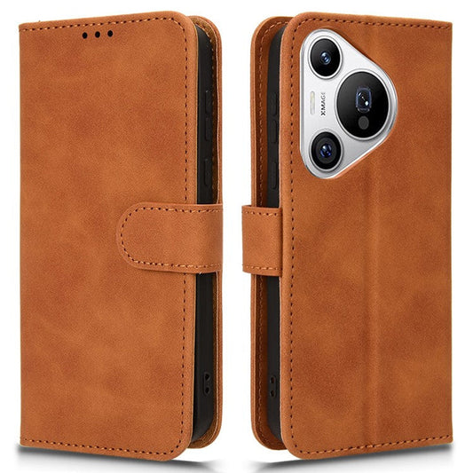 For Huawei Pura 70 Wallet Case Leather Phone Cover Mobile Accessories Wholesale Supplier - Brown