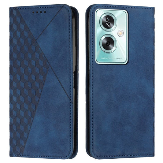 For OnePlus Nord N30 SE 5G / Oppo A79 5G /  A2 5G Magnetic PU Leather Cover Wholesale Phone Case Phone Stand Shell - Sapphire