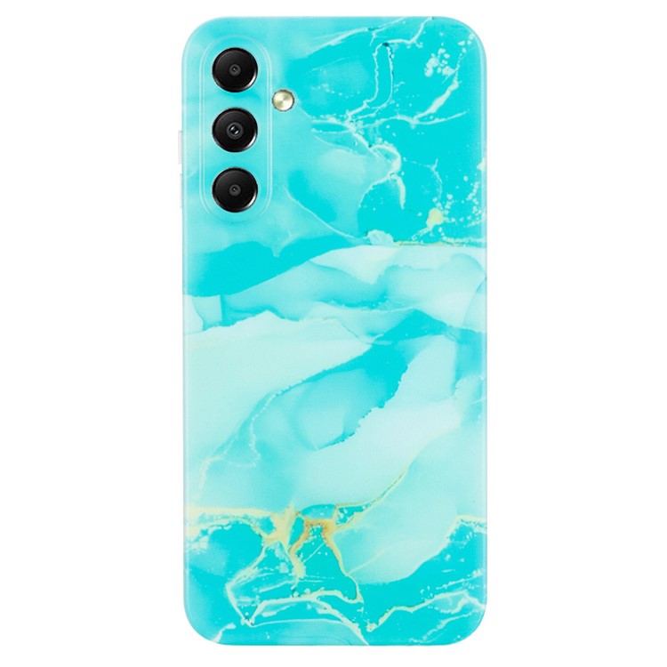 For Samsung Galaxy A15 5G TPU Case Marble Pattern Mobile Phone Cover Wholesale - Green