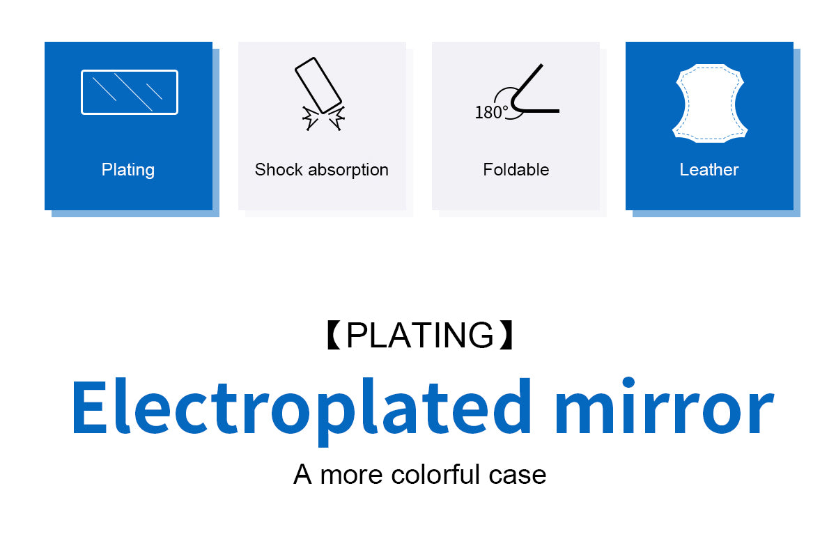 For vivo X Fold3 Leather Case Mirror Surface Electroplating Phone Cover with View Window - Silver