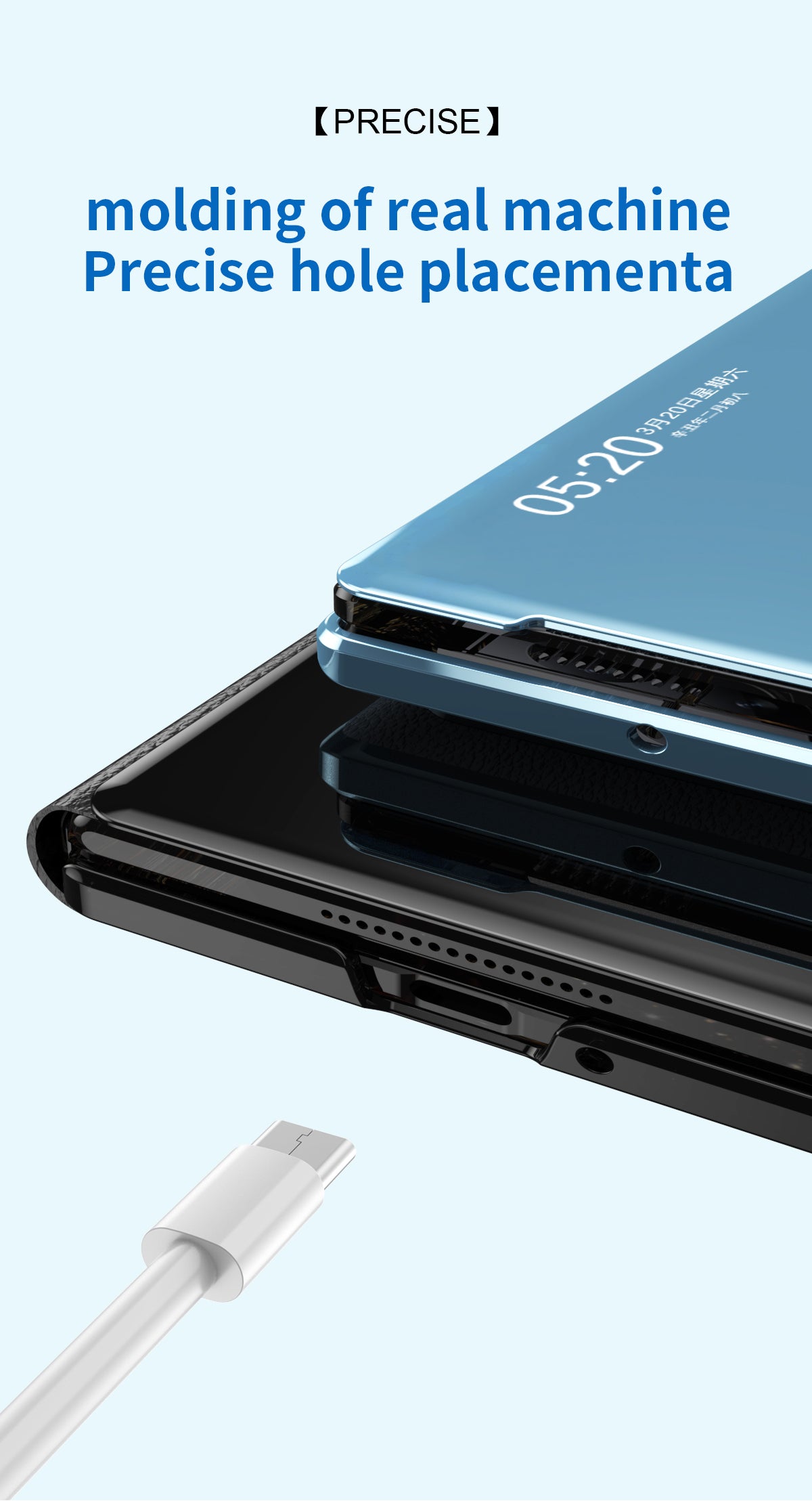 For vivo X Fold3 Leather Case Mirror Surface Electroplating Phone Cover with View Window - Silver