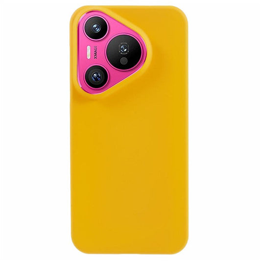 For Huawei Pura 70 Cell Phone Case Skin-touch Feeling Matte Hard PC Back Cover - Yellow