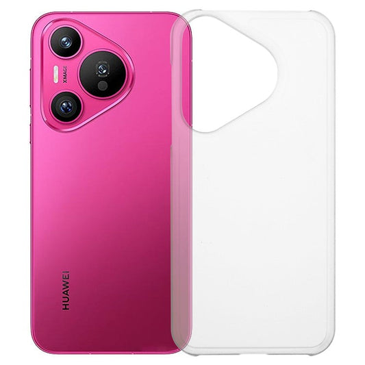 For Huawei Pura 70 Cell Phone Case Skin-touch Feeling Matte Hard PC Back Cover - Transparent