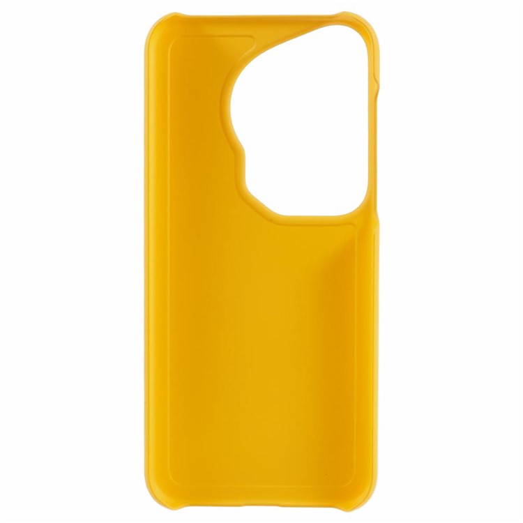 For Huawei Pura 70 Ultra Matte Hard PC Phone Cover Anti-Scratch Phone Case with Skin-Touch Feeling - Yellow