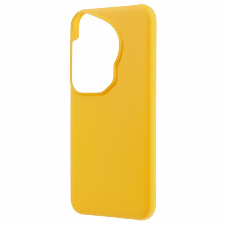 For Huawei Pura 70 Ultra Matte Hard PC Phone Cover Anti-Scratch Phone Case with Skin-Touch Feeling - Yellow