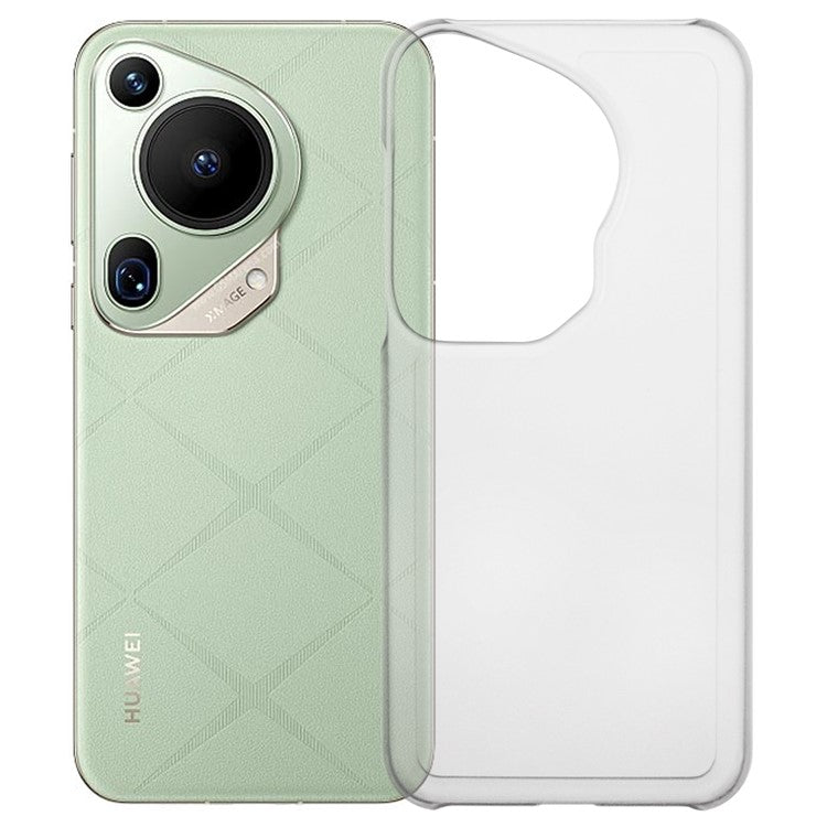 For Huawei Pura 70 Ultra Matte Hard PC Phone Cover Anti-Scratch Phone Case with Skin-touch Feeling - Transparent