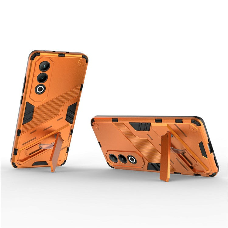 For OnePlus Nord CE4 5G Kickstand Case PC+TPU Anti-scratch Phone Cover - Orange
