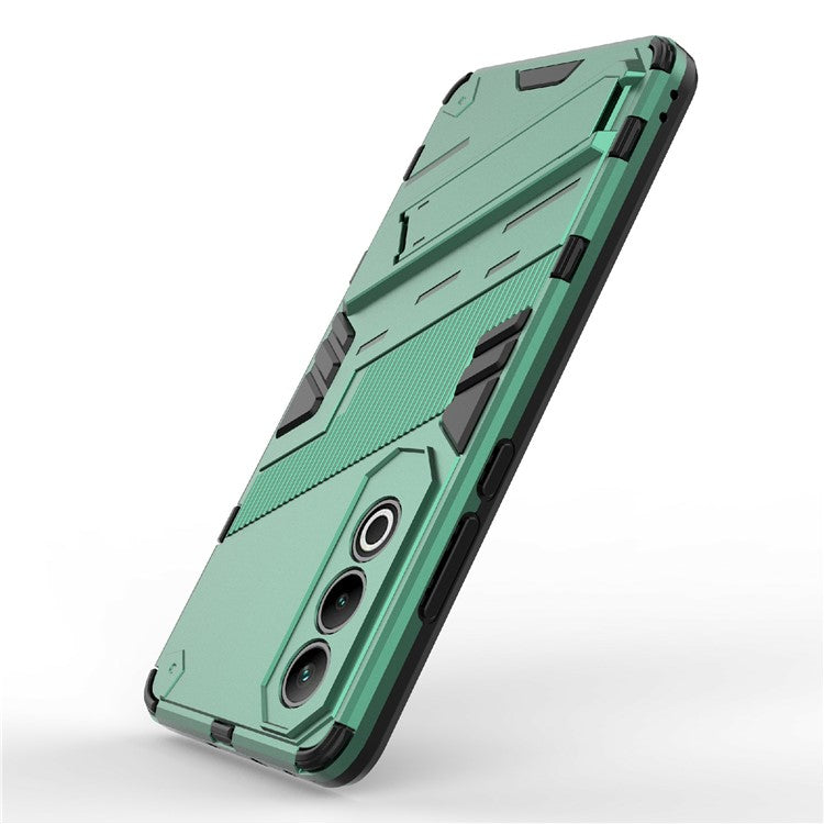 For OnePlus Nord CE4 5G Kickstand Case PC+TPU Anti-scratch Phone Cover - Green