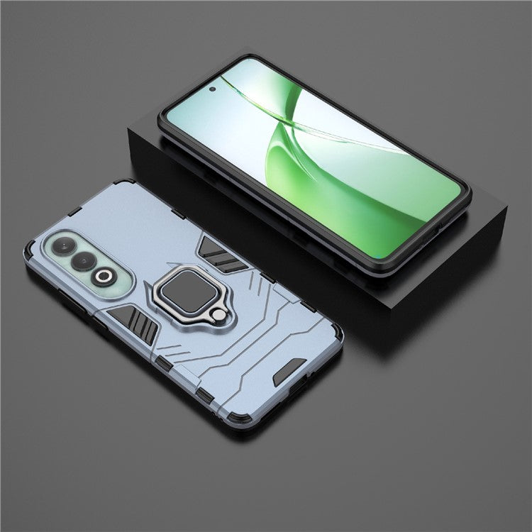 For OnePlus Nord CE4 5G Case Anti-drop PC+TPU Kickstand Shell Cell Phone Accessory Wholesale - Blue