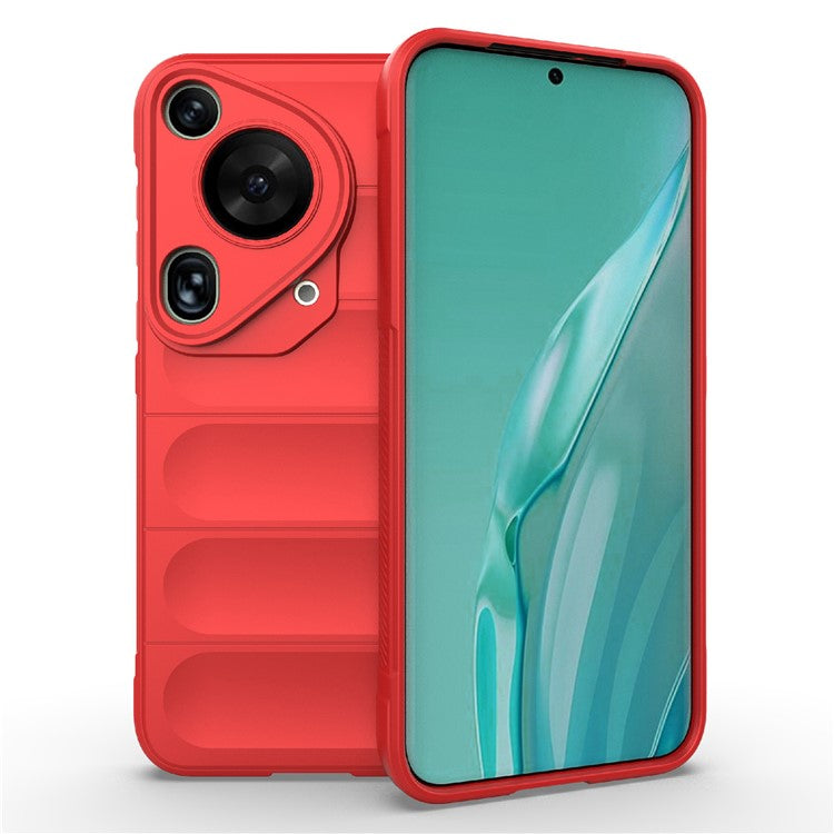 For Huawei Pura 70 Ultra Case Impact Resistant TPU Phone Protector - Red