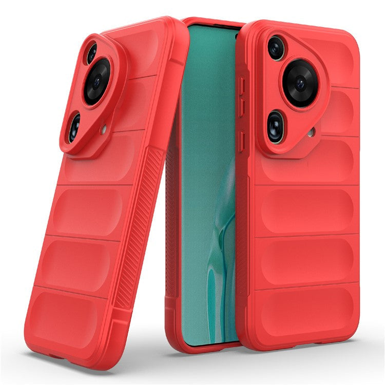 For Huawei Pura 70 Ultra Case Impact Resistant TPU Phone Protector - Red