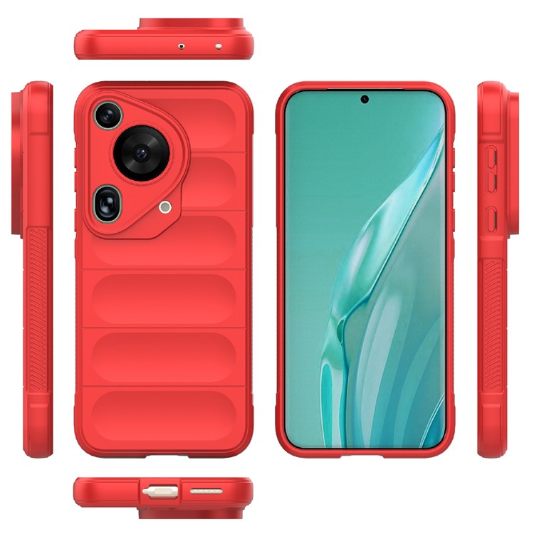 For Huawei Pura 70 Ultra Case Impact Resistant TPU Phone Protector - Red