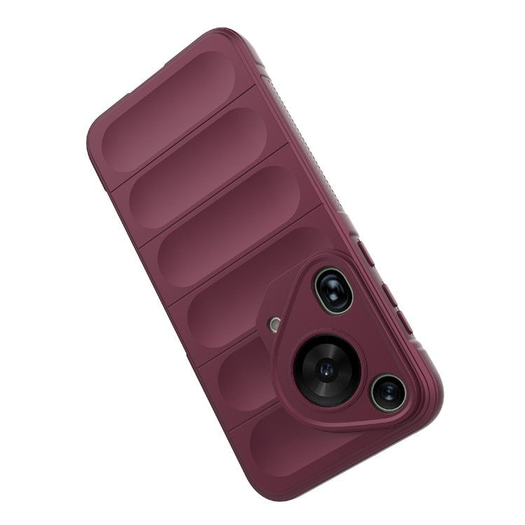 For Huawei Pura 70 Ultra Case Impact Resistant TPU Phone Protector - Wine Red