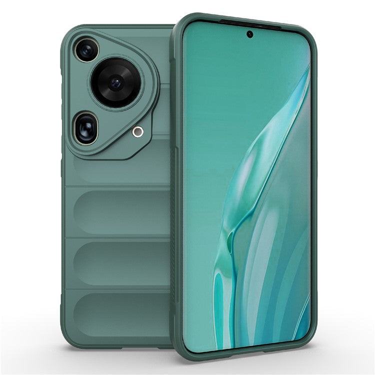 For Huawei Pura 70 Ultra Case Impact Resistant TPU Phone Protector - Green