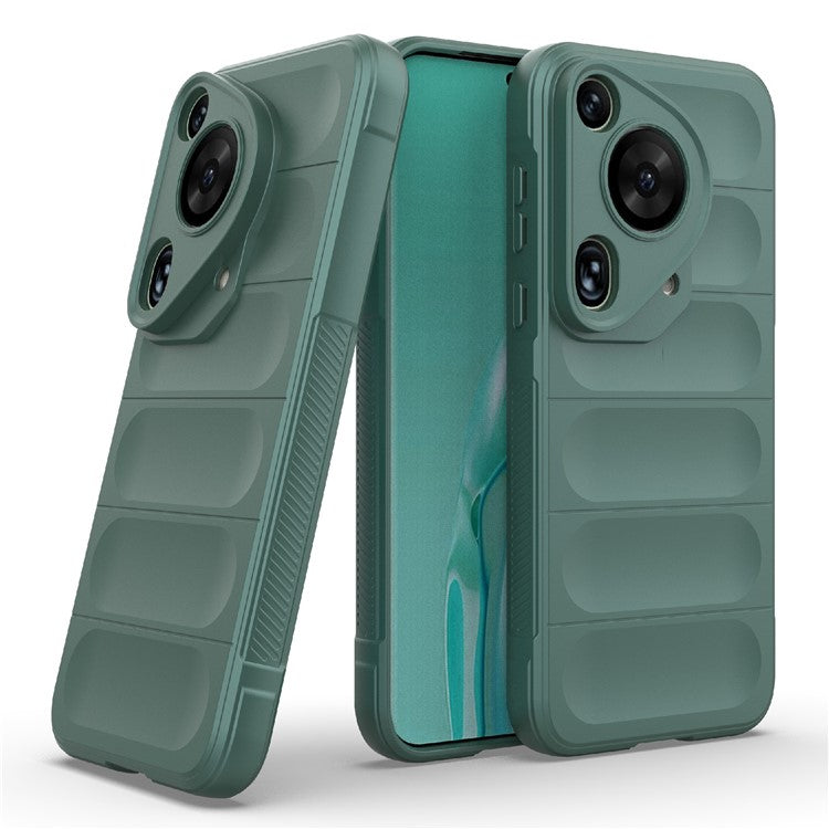 For Huawei Pura 70 Ultra Case Impact Resistant TPU Phone Protector - Green