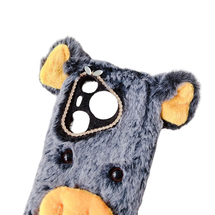For Huawei Pura 70 TPU Case Plus Lucky Pig Drop-proof Phone Protective Case - Grey