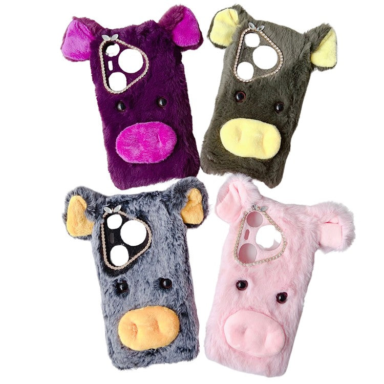 For Huawei Pura 70 TPU Case Plus Lucky Pig Drop-proof Phone Protective Case - Grey
